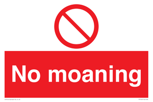 No Moaning